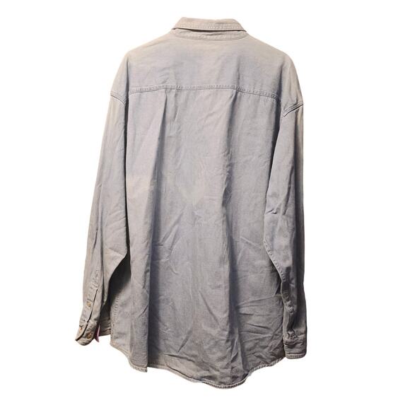 Lee Sport denim button down 1997 AFC Champions Supper Bowl XXXII broncos - Picture 2 of 5